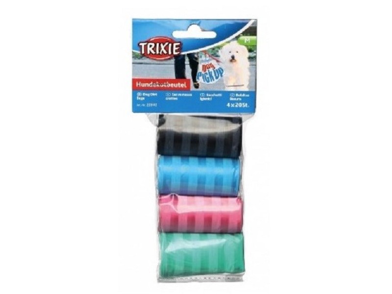TRIXIE Doggy Pick Up - Droppings bags - 4x20 TX-22840 – TRIXIE Каишки