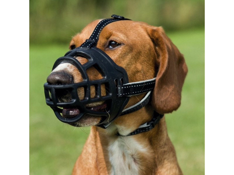TRIXIE muzzle for dog - size L-XL- black TX-17615 – TRIXIE Каишки