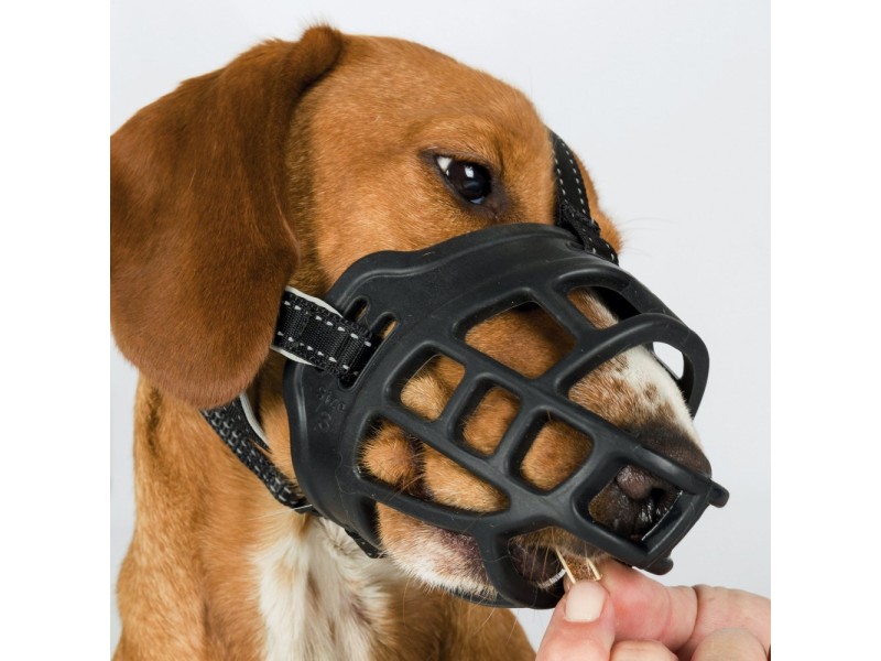 TRIXIE muzzle for dog - size L-XL- black TX-17615 – TRIXIE Каишки