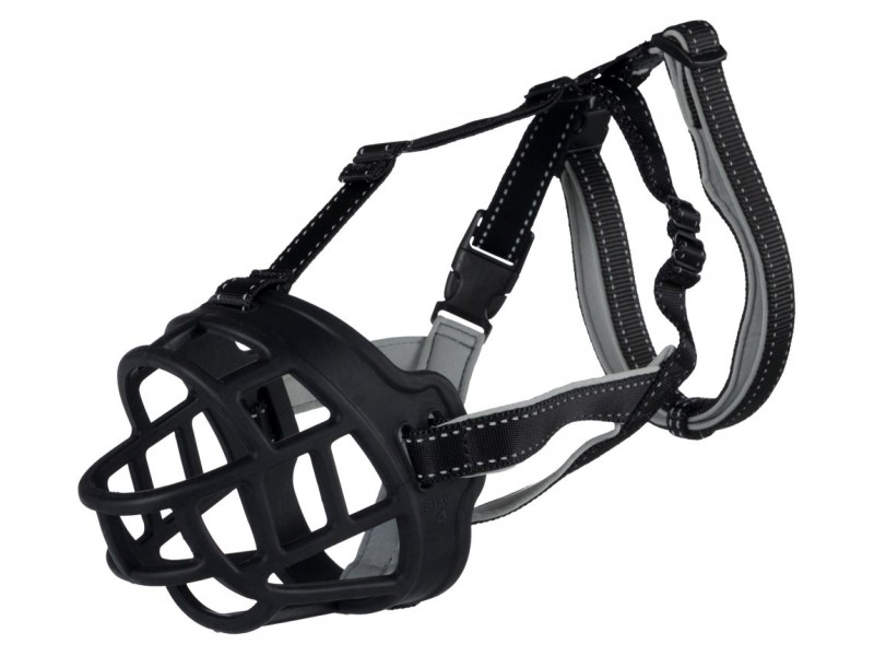 TRIXIE muzzle for dog - size M-L - black TX-17613 – TRIXIE Каишки