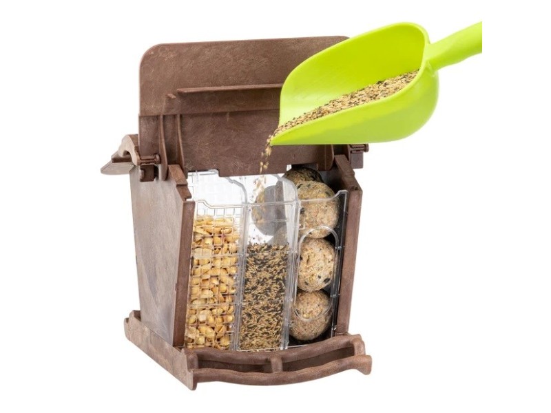 FERPLAST JOK 1 WILD BIRD FEEDER - karmnik brązowy DMZFPAKLA0014 – FERPLAST Клетки и хранилки