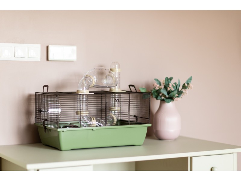 INTER-ZOO Maze Japandi - cage for rodents - 50 x 27 x 33cm DMZINZKLA0020 – INTER-ZOO Клетки и хранилки
