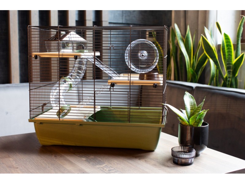 INTER-ZOO Pinky 3 Japandi - cage for rodents - 50 x 33 x 45,5cm DMZINZKLA0022 – INTER-ZOO Клетки и хранилки