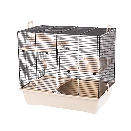 INTER-ZOO Pinky 3 Zinc Beige - cage for a hamster