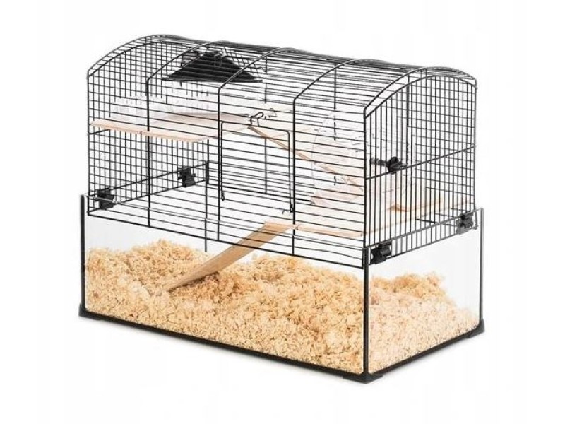 ZOLUX Cage Neo Panas Little with glass cuvette, black DLZZOUKLA0019 – ZOLUX Клетки и хранилки