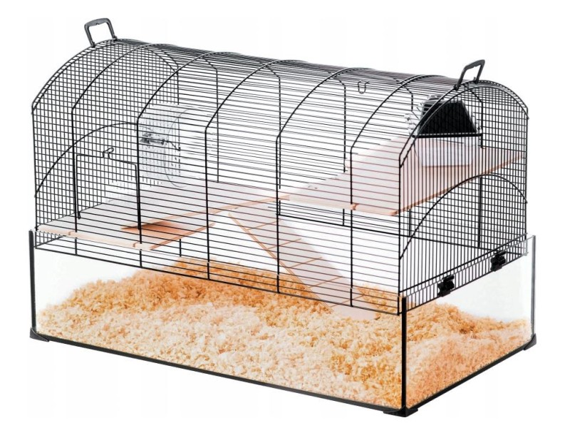 ZOLUX Cage NeoPanas XL with glass cuvette, black DLSZOUZWI0014 – ZOLUX Клетки и хранилки