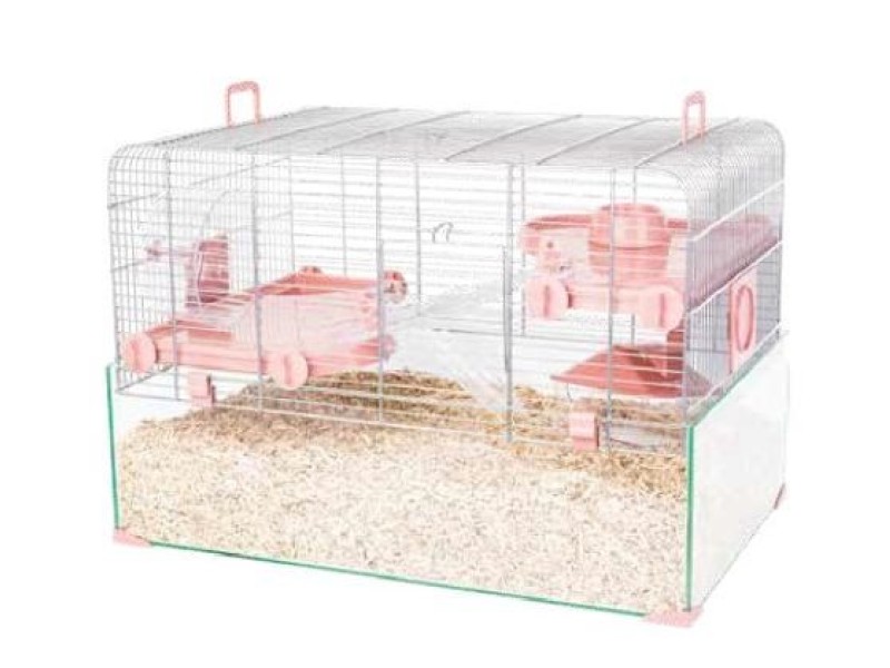 ZOLUX Panas Colour 60 - rodent cage - pink 205691ROS – ZOLUX Клетки и хранилки