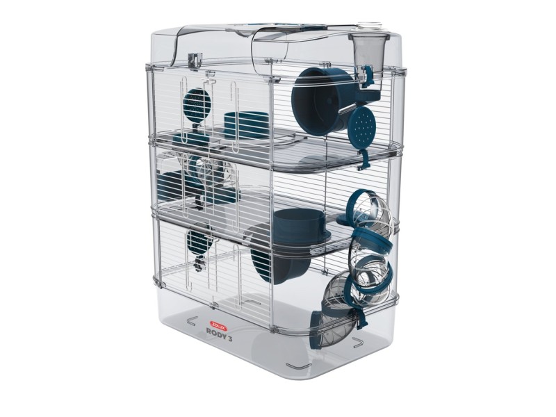 ZOLUX Rody3 Trio blue - cage for rodents DLZZOUKLA0035 – ZOLUX Клетки и хранилки