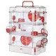 ZOLUX Rody3 Trio - rodent cage - red DLZZOUKLA0033 – ZOLUX Клетки и хранилки