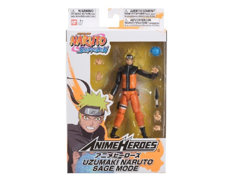 ANIME HEROES NARUTO - UZUMAKI NARUTO SAGE MODE AH36907 – BANDAI Фигури