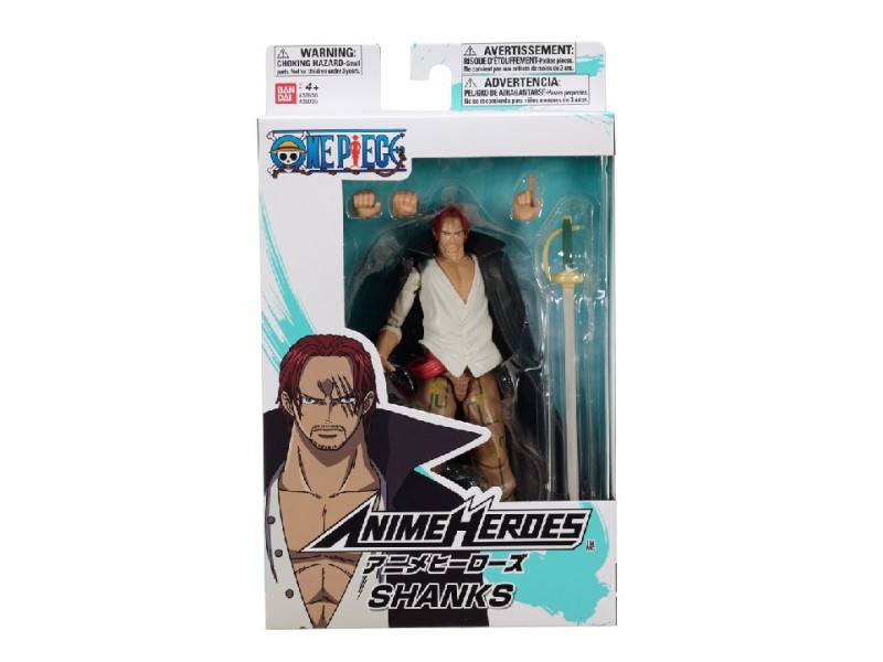 ANIME HEROES ONE PIECE - SHANKS AH36935 – BANDAI Фигури