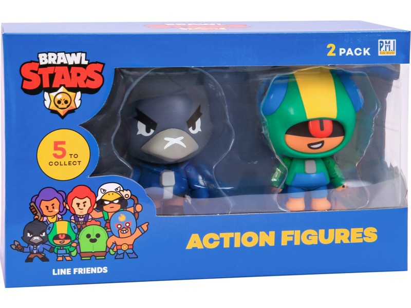 BRAWL STARS S1 ACTION FIGURES 11cm - 2 PACK VER.B BRW6015B – P.M.I. Kids World Фигури
