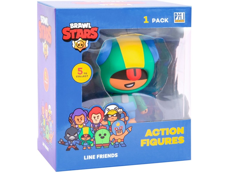 BRAWL STARS S1 ACTION FIGURES 11cm - LEON BRW6010A – P.M.I. Kids World Фигури