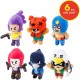 BRAWL STARS S1 PLUSHIES 16,5cm - DISPLAY 8 PCS. BRW7060 – P.M.I. Kids World Фигури