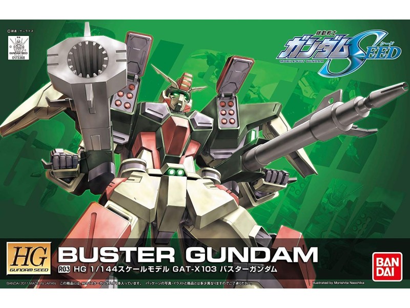 HG 1/144 R03 BUSTER GUNDAM BL GUN60360 – BANDAI Фигури