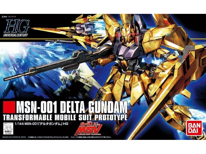 HGUC 1/144 MSN-001 DELTA GUNDAM GUN60970 – BANDAI Фигури