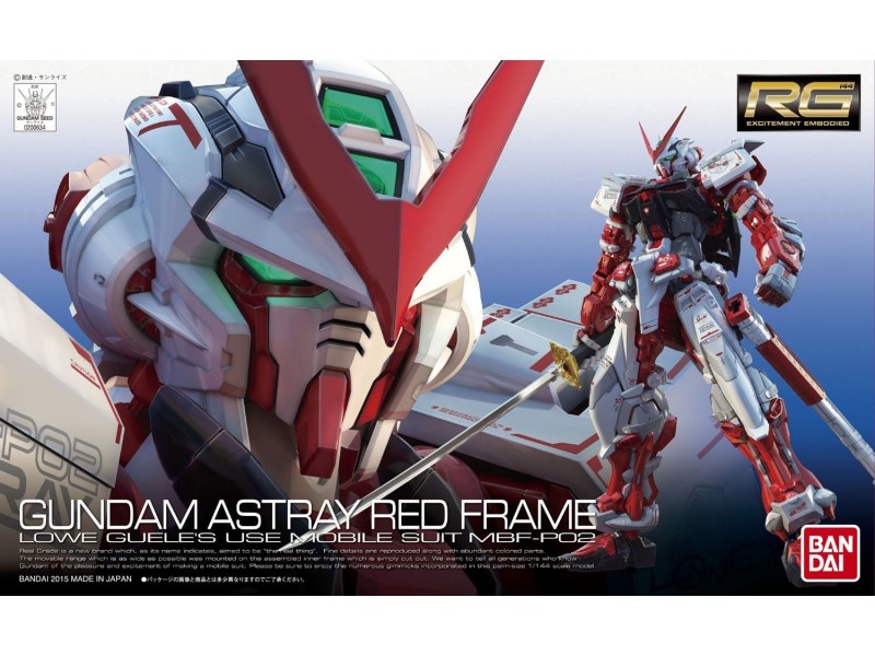 RG 1/144 GUNDAM ASTRAY RED FRAME GUN61618 – BANDAI Фигури