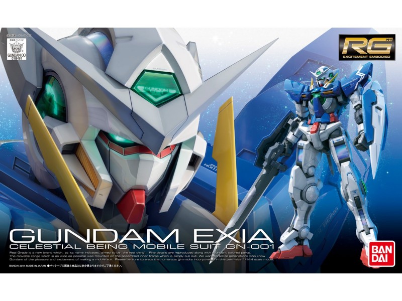 RG 1/144 GUNDAM EXIA BL GUN61600 – BANDAI Фигури