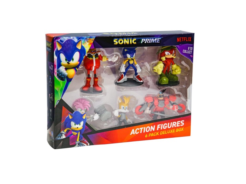 SONIC PRIME - FIGURKA AKCJI - ZESTAW 6 FIGUREK [DELUXE BOX] SON6070 – P.M.I. Kids World Фигури