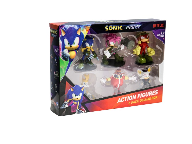 SONIC PRIME - FIGURKA AKCJI - ZESTAW 6 FIGUREK [DELUXE BOX] SON6070 – P.M.I. Kids World Фигури