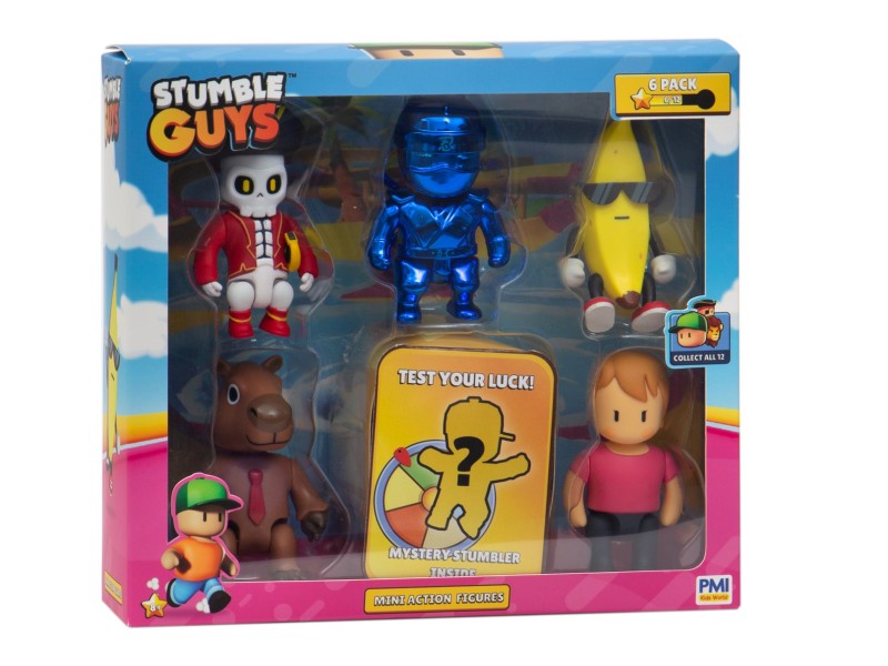 STUMBLE GUYS - MINI FIGURKI- DELUXE 6 FIGUREK VER.B SG3006B – STUMBLE GUYS Фигури