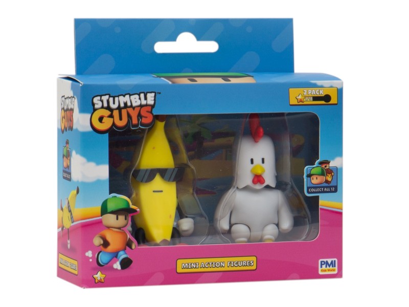 STUMBLE GUYS - MINI FIGURKI- ZESTAW 2 FIGUREK VER.C SG3002C – STUMBLE GUYS Фигури