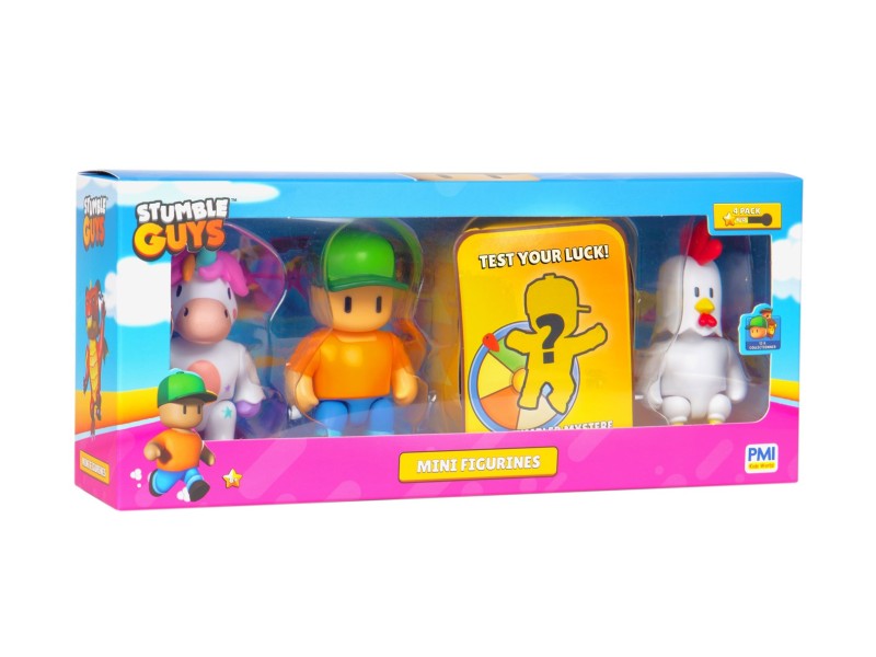 STUMBLE GUYS - MINI FIGURKI- ZESTAW 4 FIGUREK VER.B SG3004B – STUMBLE GUYS Фигури