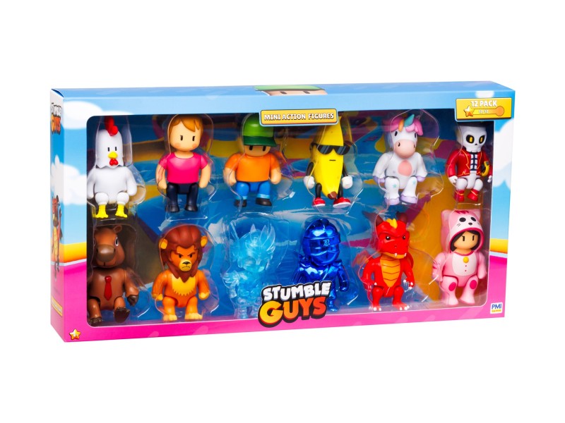 STUMBLE GUYS - MINI FIGURKI - ZESTAW DELUXE 12 SZT SG3012 – STUMBLE GUYS Фигури