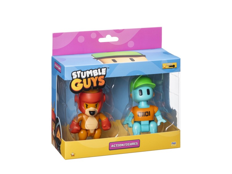 STUMBLE GUYS S2 ACTION FIGURE 11.5cm - 2 PACK VER.B SG6215B – P.M.I. Kids World Фигури