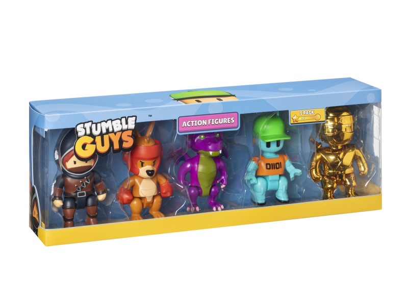 STUMBLE GUYS S2 ACTION FIGURE 11.5cm - 5 PACK SG6230 – P.M.I. Kids World Фигури