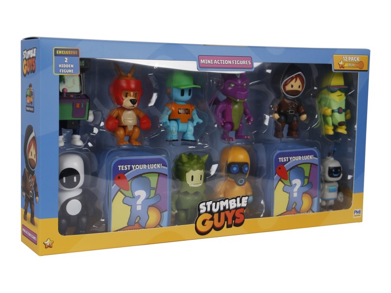 STUMBLE GUYS S2 MINI ACTION FIGURES - 12 PACK DELUXE BOX SG3212 – P.M.I. Kids World Фигури