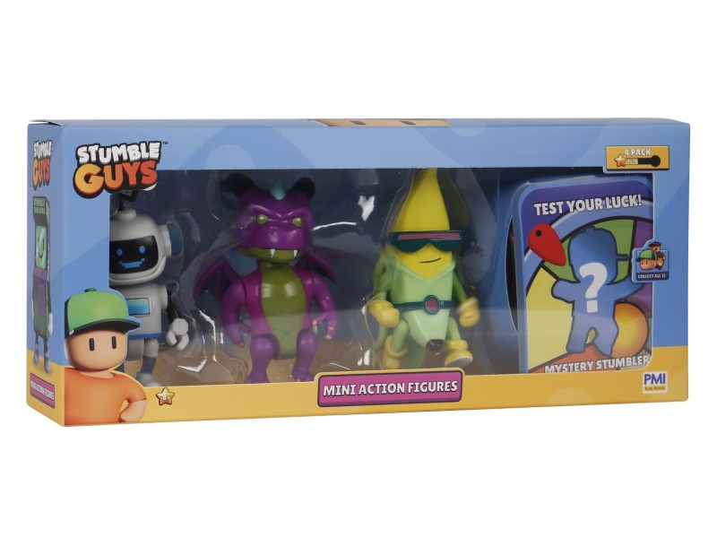 STUMBLE GUYS S2 MINI ACTION FIGURES - 4 PACK VER.B SG3204B – P.M.I. Kids World Фигури
