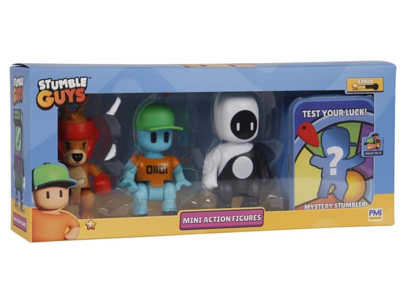 STUMBLE GUYS S2 MINI ACTION FIGURES - 4 PACK VER.C SG3204C – P.M.I. Kids World Фигури