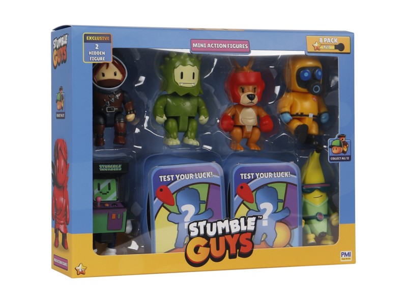 STUMBLE GUYS S2 MINI ACTION FIGURES - 8 PACK DELUXE BOX VER.A SG3208A – P.M.I. Kids World Фигури