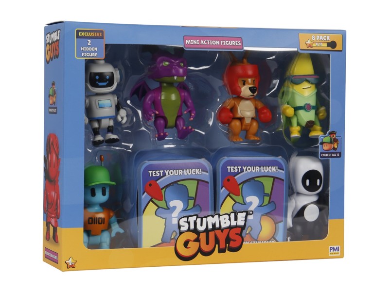 STUMBLE GUYS S2 MINI ACTION FIGURES - 8 PACK DELUXE BOX VER.B SG3208B – P.M.I. Kids World Фигури
