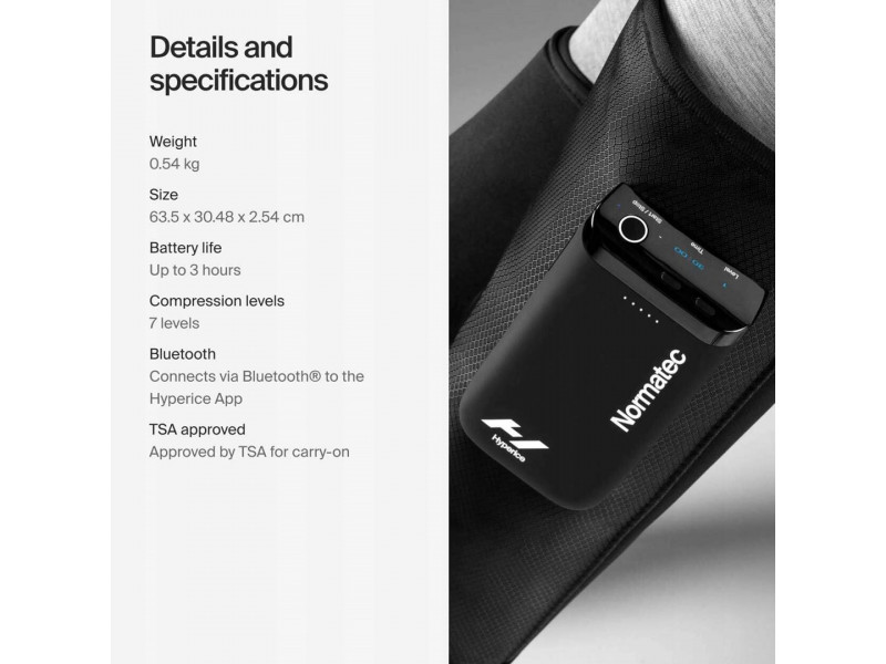 HYPERICE NORMATEC GO KIT FOR LEG LYMPHATIC MASSAGE HYPERICE NORMATEC GO KIT FOR LEG LYMPHATIC MASSAGE