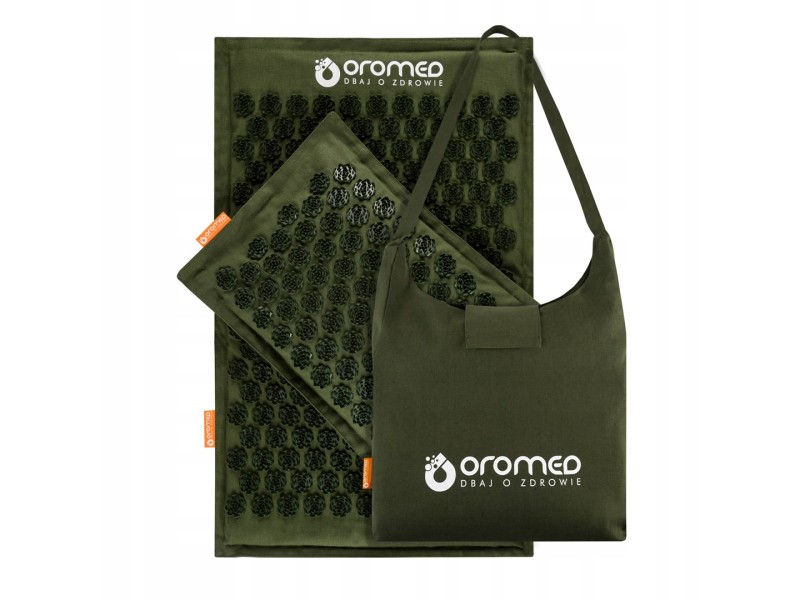 Acupressure mat ORO-HEALTH, colour green ORO-HEALTH ZIELONY – oromed Масажори