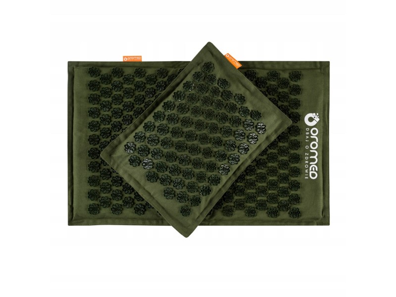 Acupressure mat ORO-HEALTH, colour green ORO-HEALTH ZIELONY – oromed Масажори