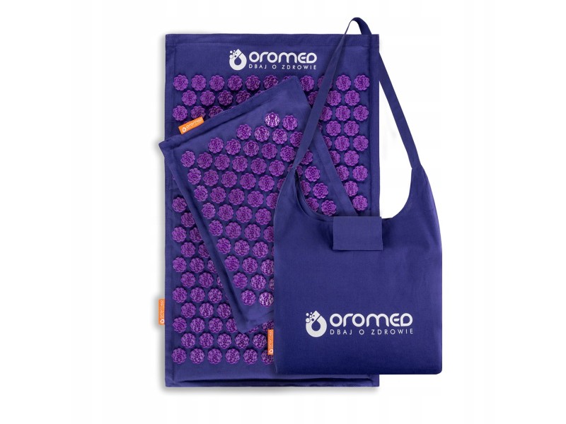 Acupressure mat ORO-HEALTH, colour purple ORO-HEALTH FIOLET – oromed Масажори