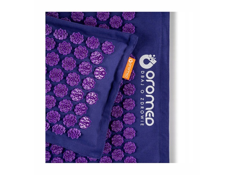 Acupressure mat ORO-HEALTH, colour purple ORO-HEALTH FIOLET – oromed Масажори
