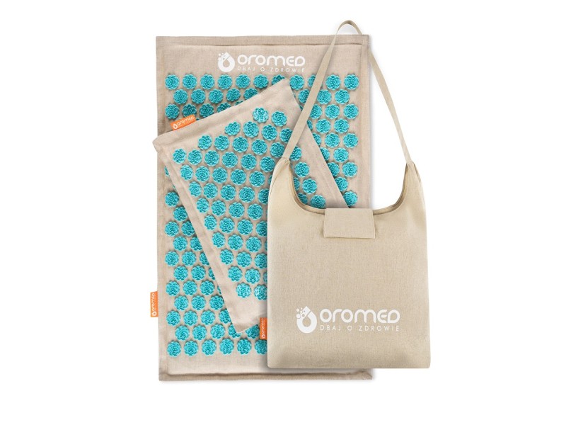 ORO-HEALTH acupressure mat, colour grey ORO-HEALTH SZARY – oromed Масажори