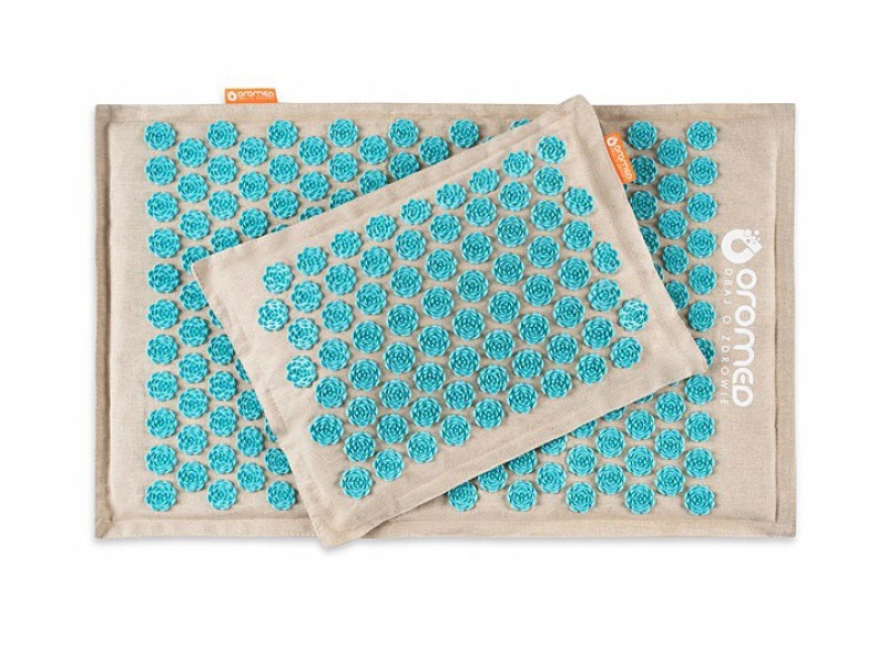 ORO-HEALTH acupressure mat, colour grey ORO-HEALTH SZARY – oromed Масажори