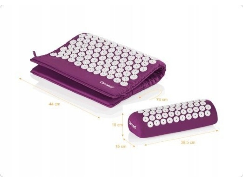 QMED Acupressure mat with cushion Purple FIRQMEMAT0002 – Qmed Масажори