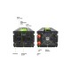 Green Cell Przetwornica napicia PowerInverter LCD 48 V 5000W/10000W Przetwornica samochodowa z wywietlaczem - czysty sinus 10 kVA Black INVGC48P5000LCD – Green Cell Инвертори фотоволтаични системи
