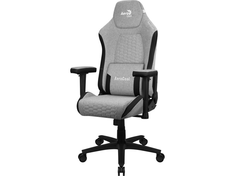 Aerocool CROWNASHGR, Ergonomic Gaming Chair, Adjustable Cushions, AeroWeave Technology, Grey AEROCROWN-ASH-GREY – Aerocool Геймърски столове