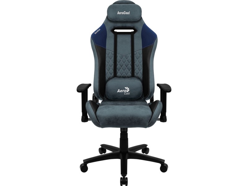 Aerocool DUKE AeroSuede Universal gaming chair Black,Blue AEROAC-280DUKE-BK/BL – Aerocool Геймърски столове