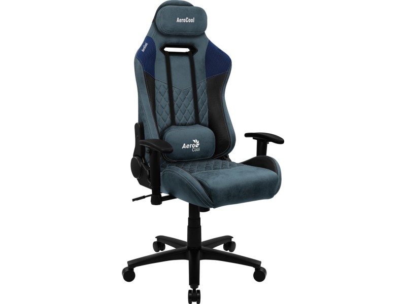 Aerocool DUKE AeroSuede Universal gaming chair Black,Blue AEROAC-280DUKE-BK/BL – Aerocool Геймърски столове