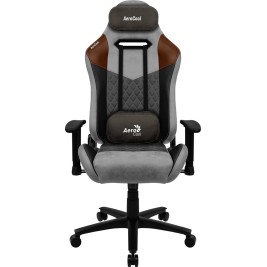 Aerocool DUKE AeroSuede Universal gaming chair Black, Brown, Grey