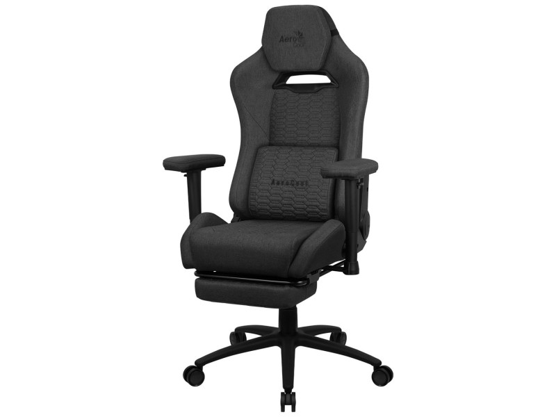 Aerocool ROYALASHBK Premium Ergonomic Gaming Chair Legrests Aeroweave Technology Black AEROROYAL-ASH-BLACK – Aerocool Геймърски столове