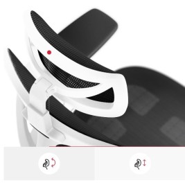 Diablo V-BASIC gaming chair white and black